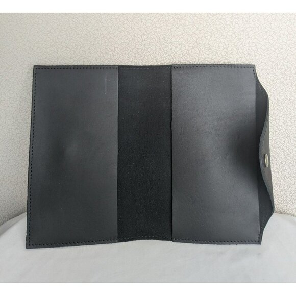 FINAL PRICE DROP NEW Portland Leather Goods PLG Large Snap Journal Black - Picture 6 of 9